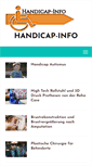 Mobile Screenshot of handicap-info.de